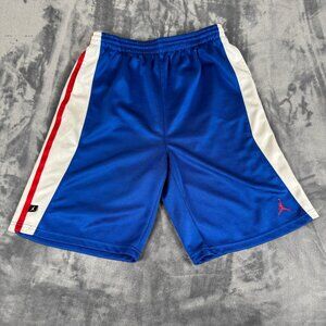 Jordan Shorts Men's XL Blue White Red Basketball Gym Jumpman VTG Y2K